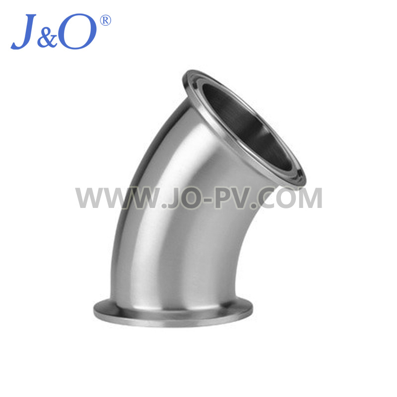 Sanitary 45 Degree Elbow Clamp J O Fluid Control Co Limited