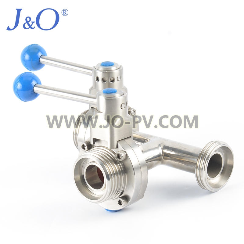 Three Way Sanitary Butterfly Valve - J&O Fluid Control Co., Limited.